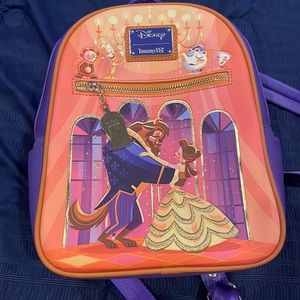Loungefly 30th Anniversary Beauty and the Beast mini backpack